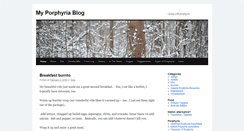 Desktop Screenshot of myporphyria.com